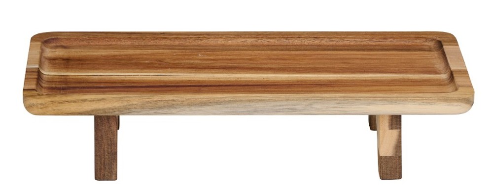 ALPINA Serving Tray 30.7x15.5cm- Braun