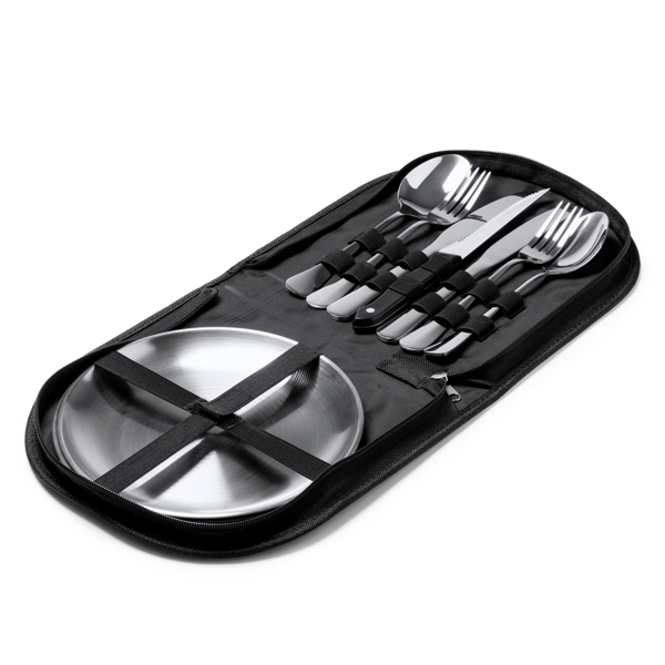 BESTECK-SET TRIVOR S/EINHEITSGRÖSSE BLACK